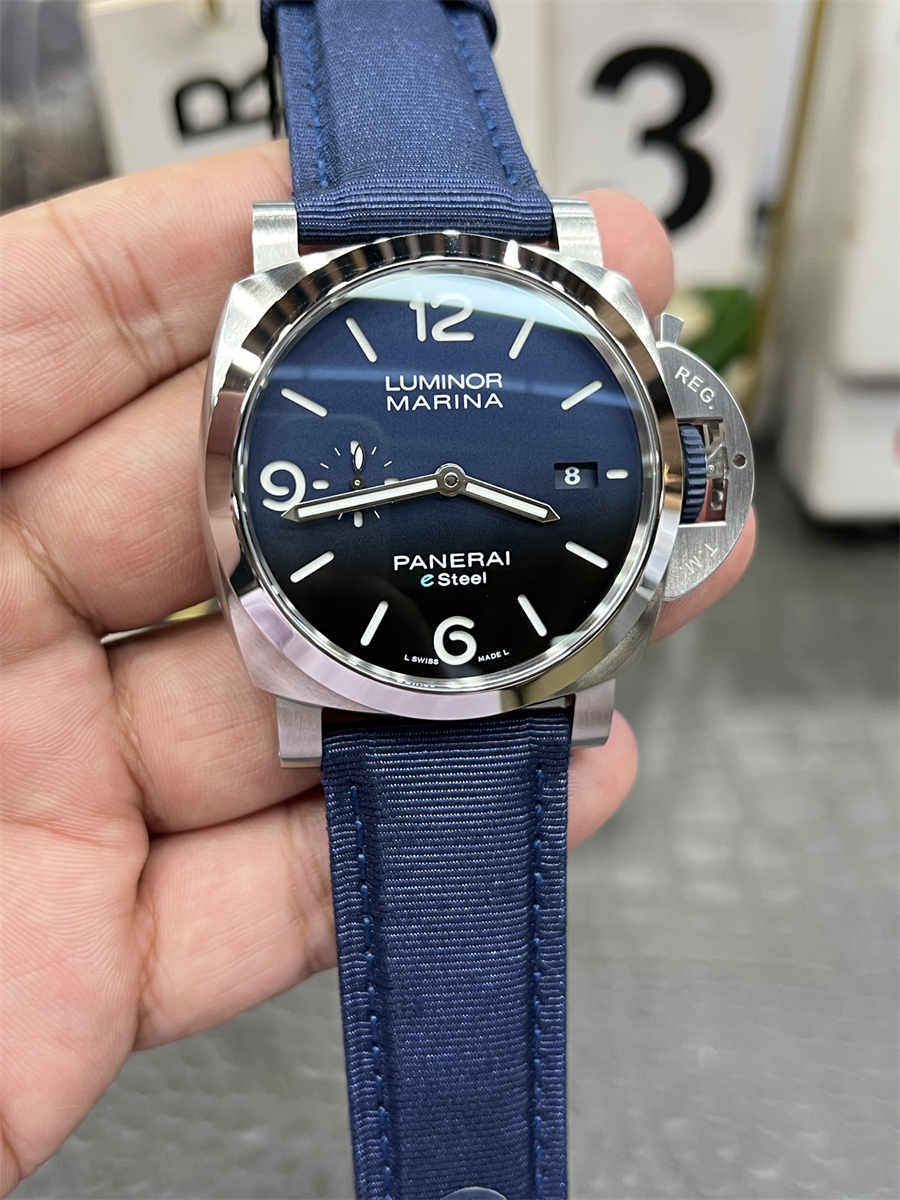 VSF Panerai PAM1157 44mm Luminor Marina Blue Dial Replica P.9010 Clone
