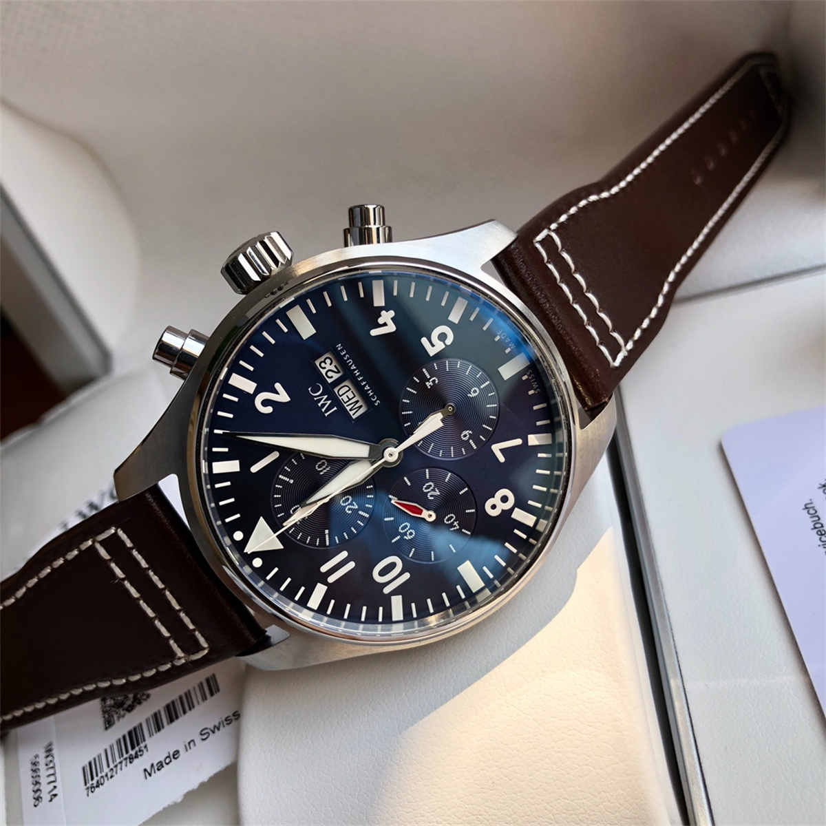IWC Pilot’s Watch Chronograph “Le Petit Prince” IW377714 1:1 Replica Automatic 43mm Pilot’s Watch Chronograph Edition “Le Petit Prince” IW377714