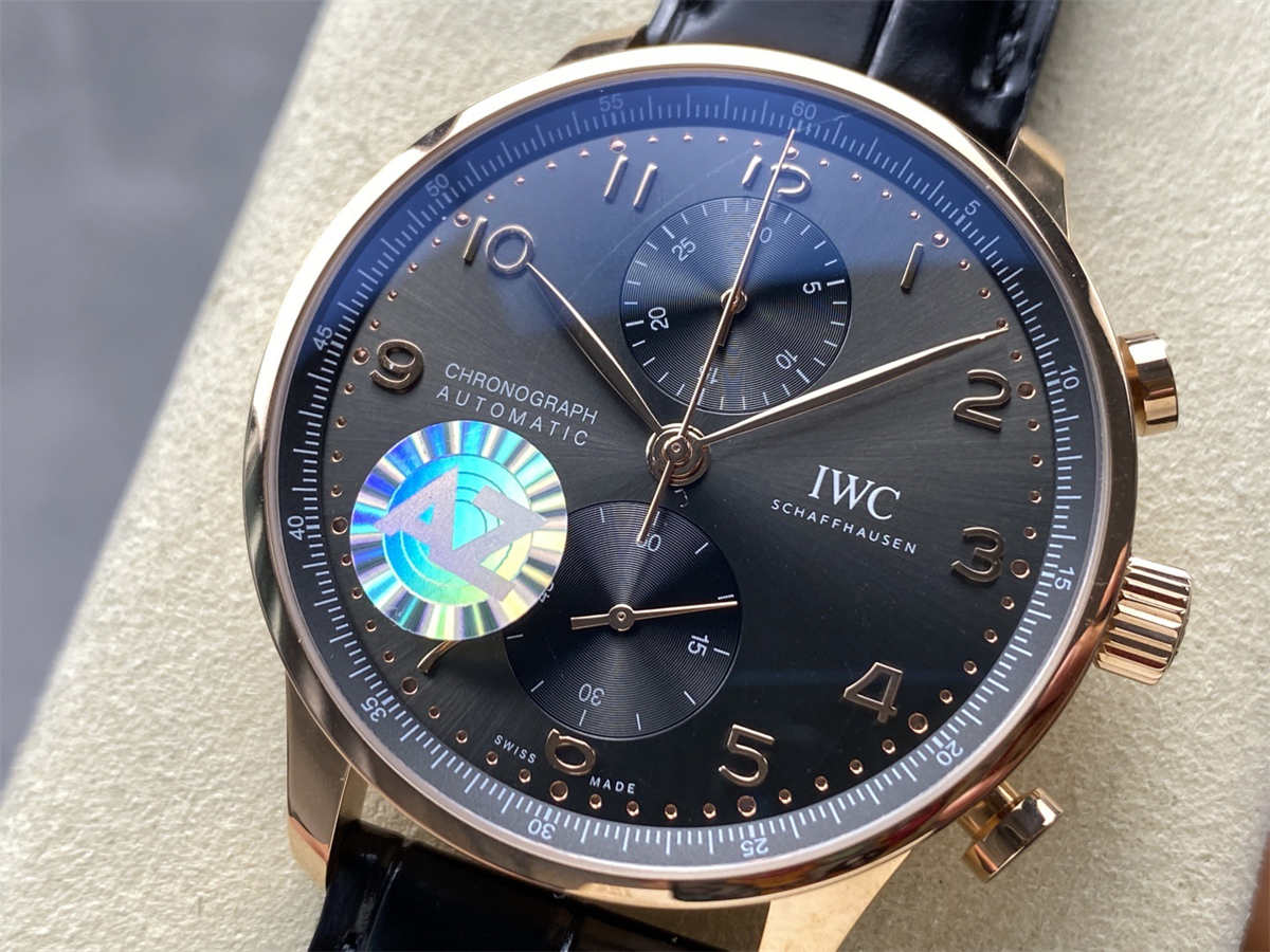 IWC Portugieser Chronograph IW371482 Rose Gold 1:1 Replica by AZ Factory