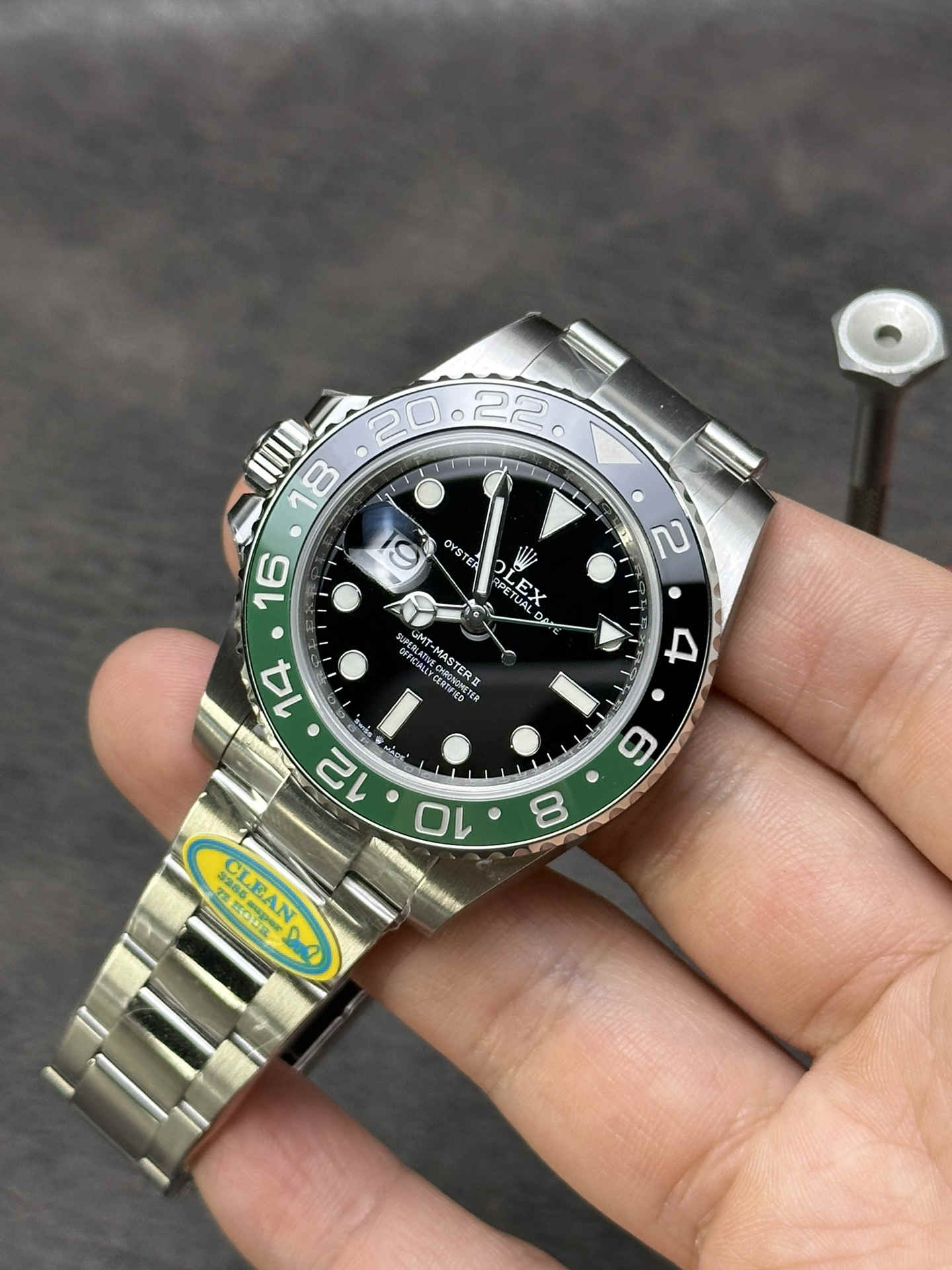 GMT Master II 126720VTNR Sprite Left-Handed 1:1 Replica – 904L Steel
