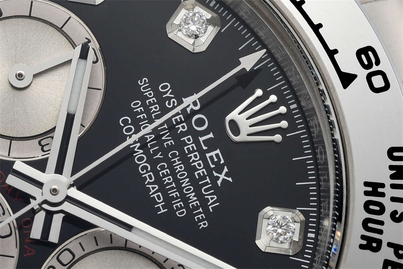 Clean Factory Rolex Daytona 126509 Replica - White Gold Black Diamond Dial (4131)