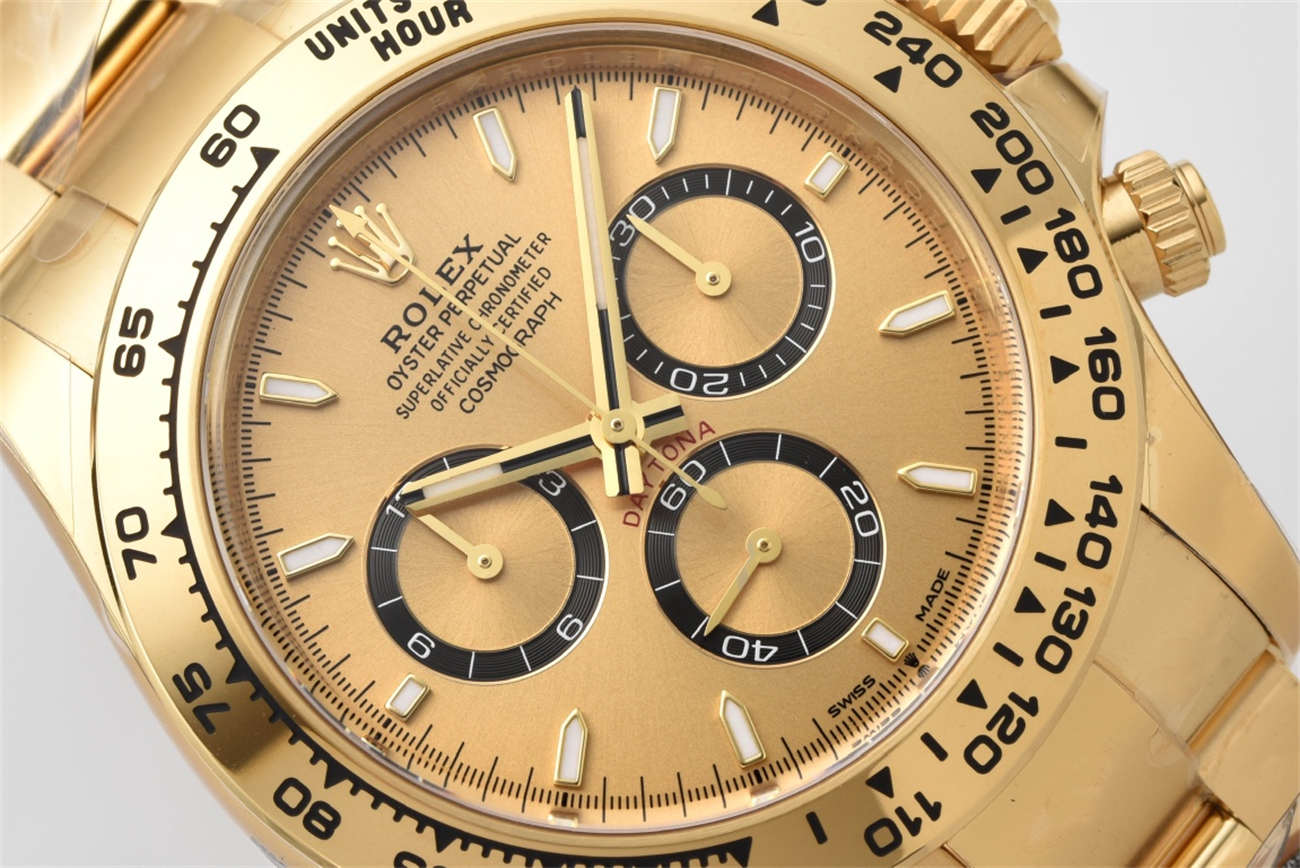 Rolex Daytona 126518LN Champagne Dial Replica – Clean Factory Yellow Gold Chronograph