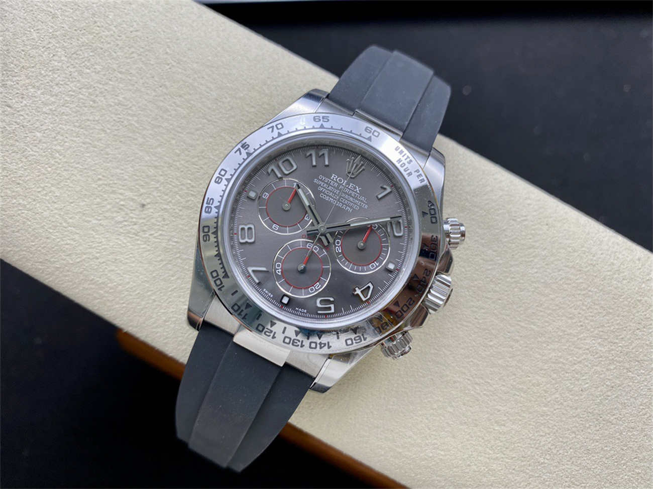 Rolex Daytona 116509 Grey Dial White Gold 1:1 Replica Chronograph