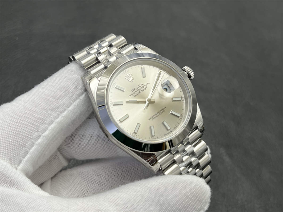 Silver Datejust 41 Replica – Premium 41mm VS Factory Jubilee Silver Dial Rolex Clone