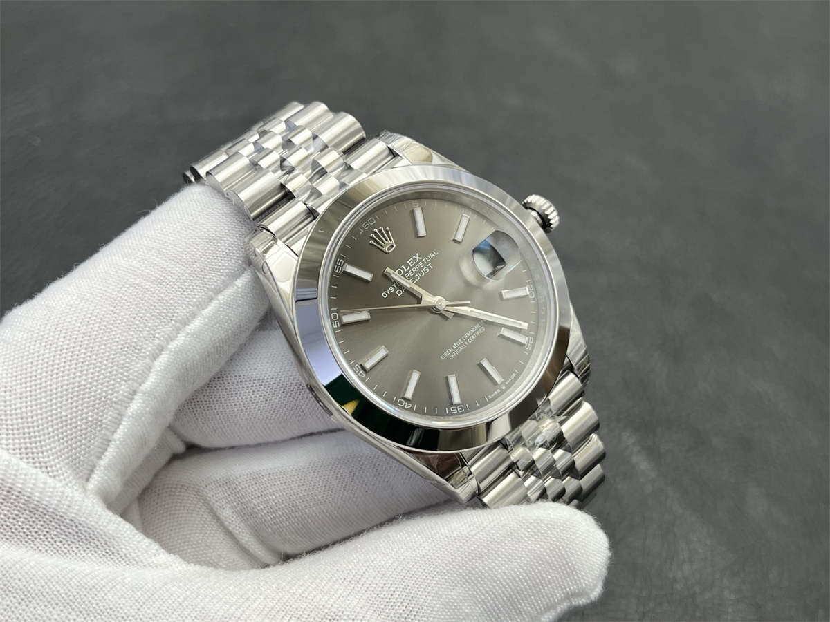 VS Factory Rolex Datejust m126300-0007 Rhodium Grey Dial 41mm Replica