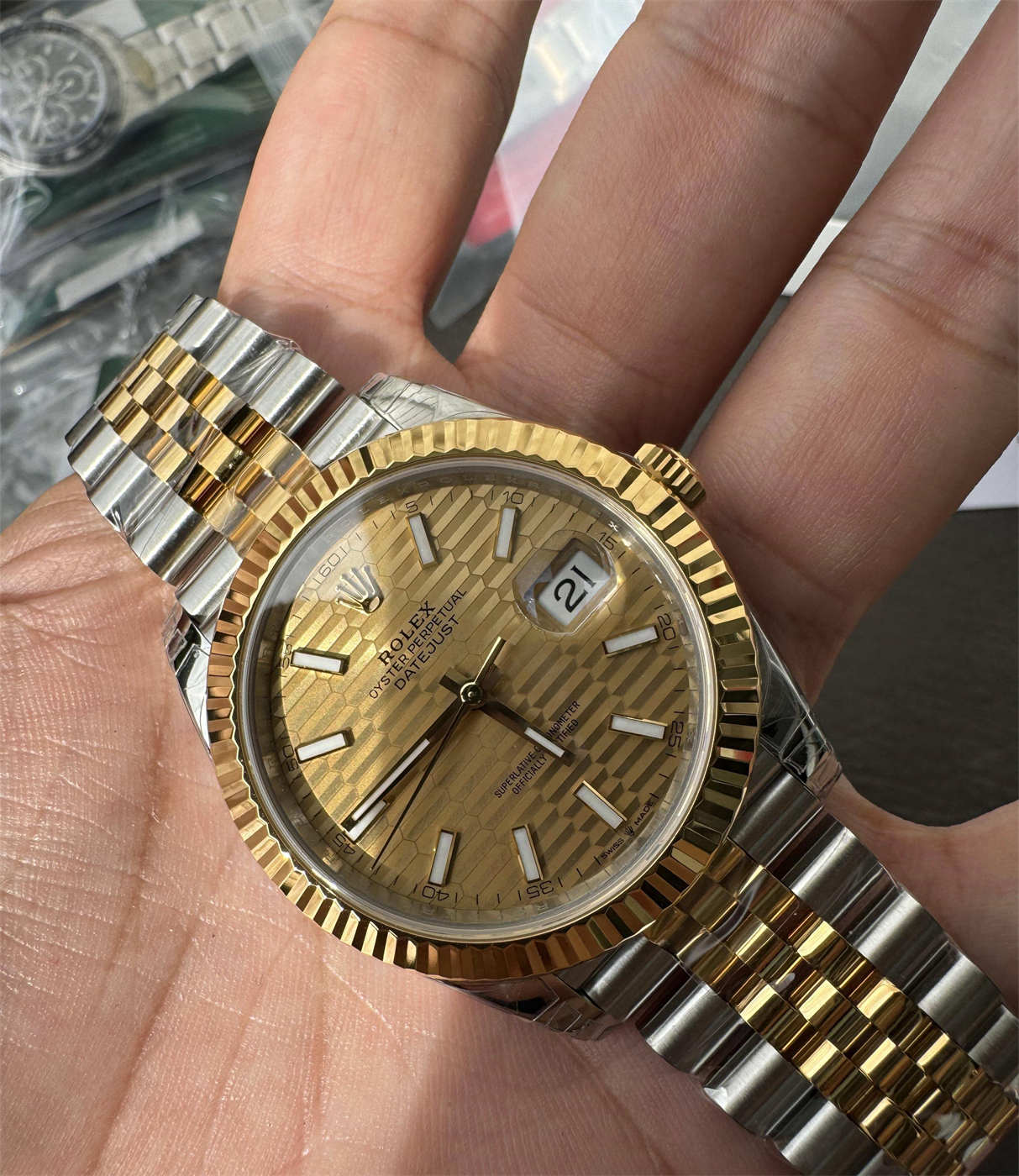 VS Factory Rolex Datejust 41 M126333-0022 Two Tone Replica w/ Dandong 3235