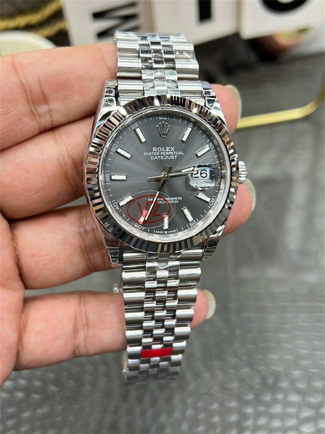 VS Factory Rolex Datejust 41 Replica | Gray Dial 3235 Movement (70-Hour)