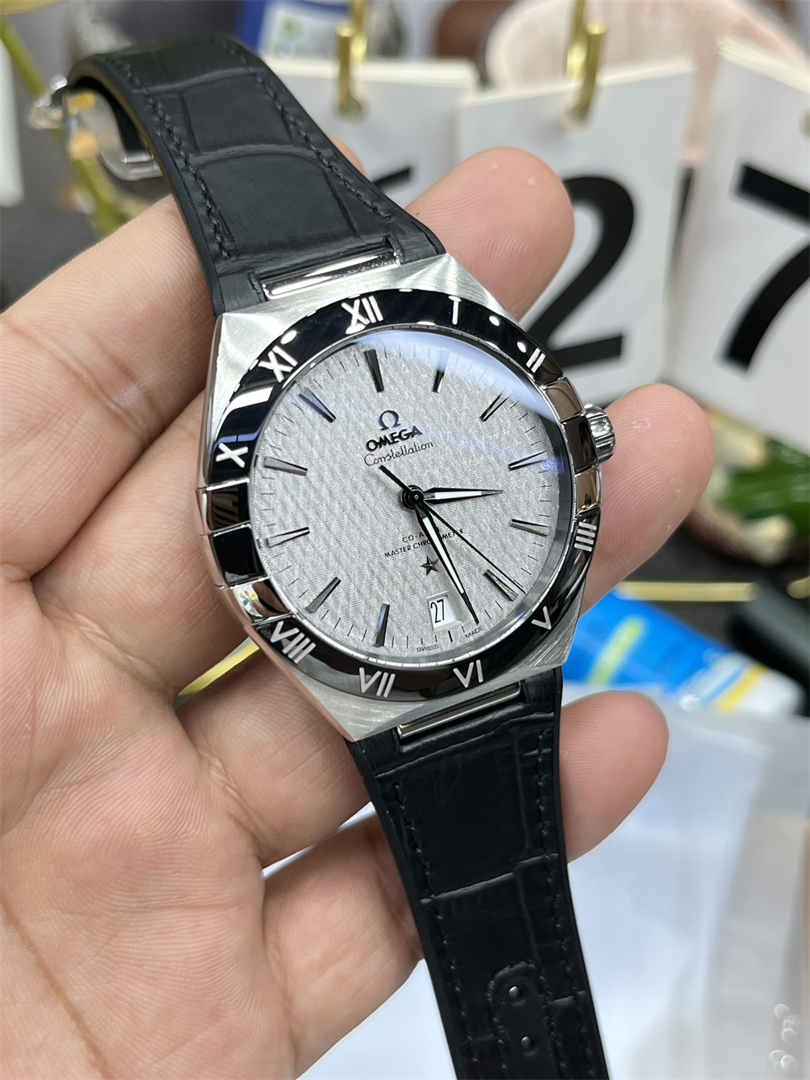Omega Constellation 41mm 8900 White Dial Ceramic Bezel Replica Watch