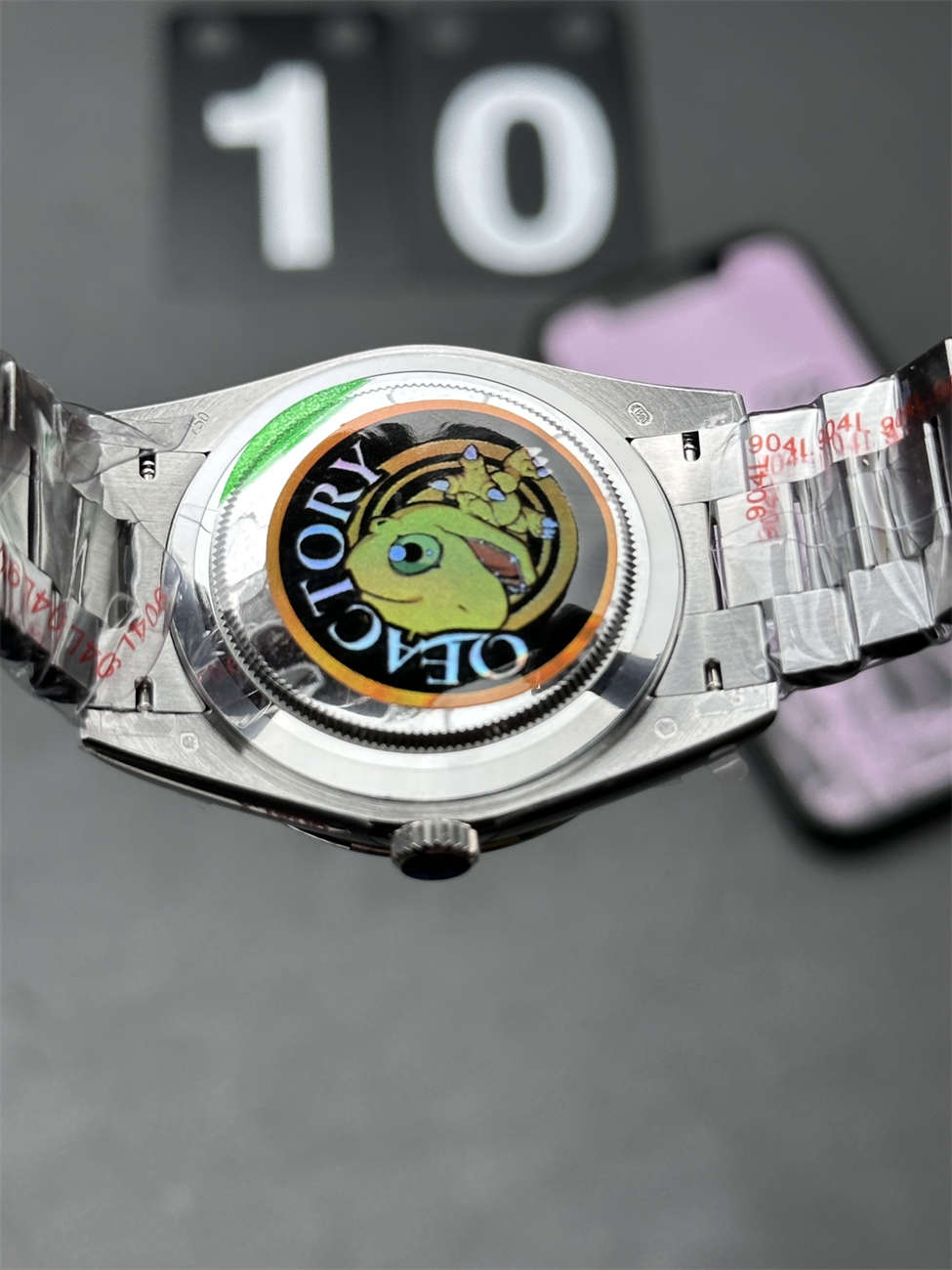 Rolex Day-Date 36 White Gold Blue Ombré 1:1 Replica – 158g Tungsten Day-Date 36 128239-0063