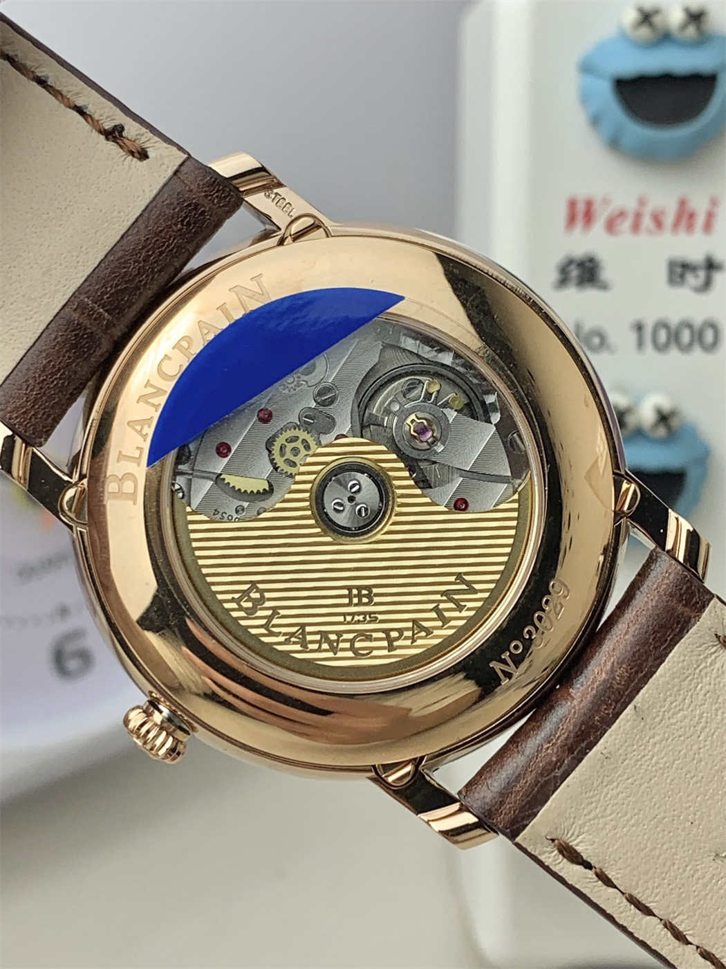 Blancpain Villeret 6654 Moonphase Rose Gold 1:1 Replica by APS Factory