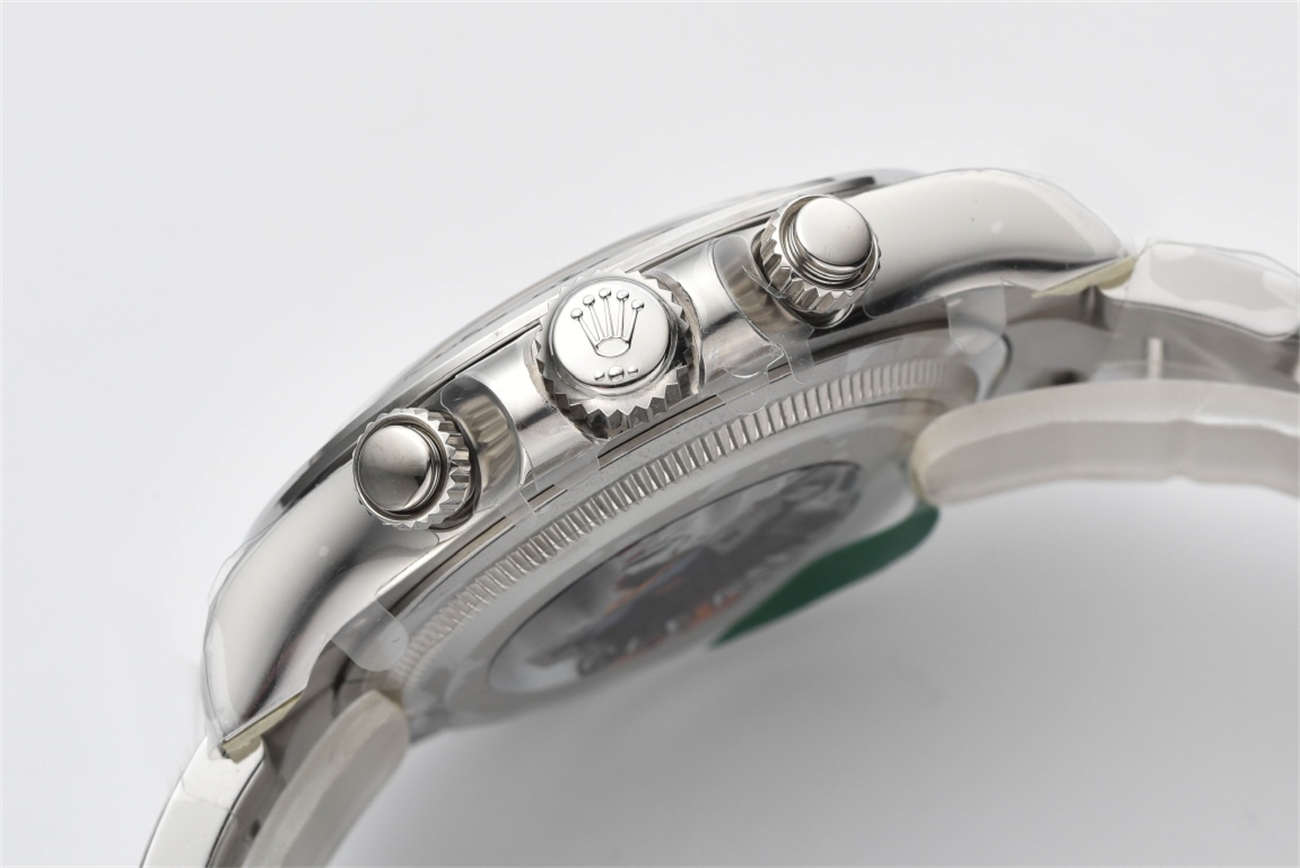 Clean Factory Rolex Daytona 126509 Replica - White Gold Black Diamond Dial (4131)