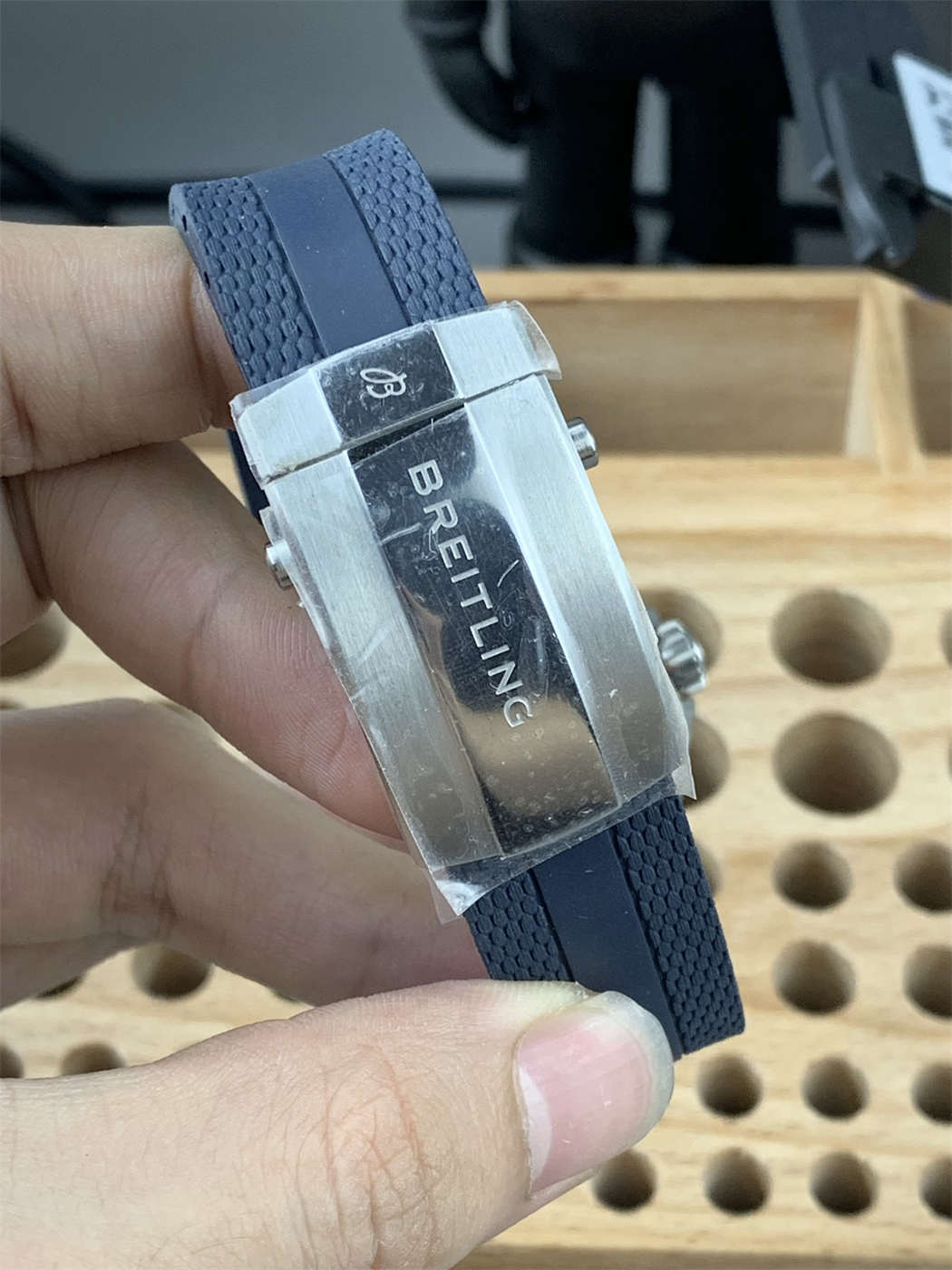 Breitling Superocean Automatic 42 Blue Bezel White Dial 1:1 Replica by BLS Factory