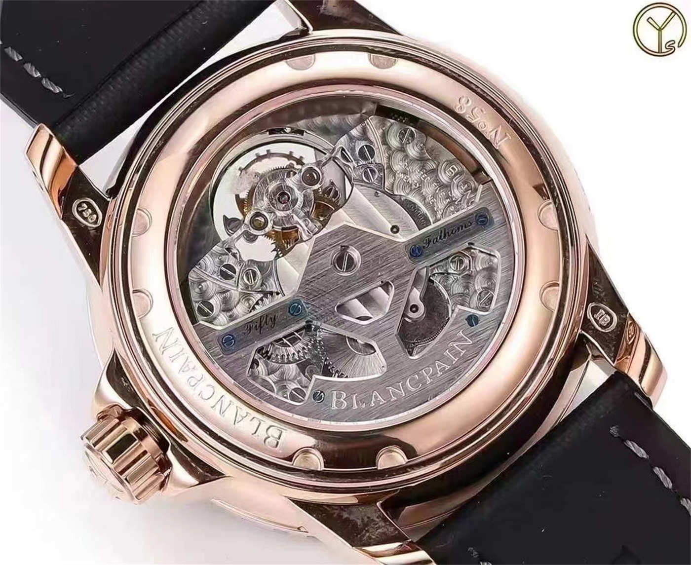 Blancpain Fifty Fathoms Tourbillon 5025-3630-52A Rose Gold 1:1 Homage by YS Factory