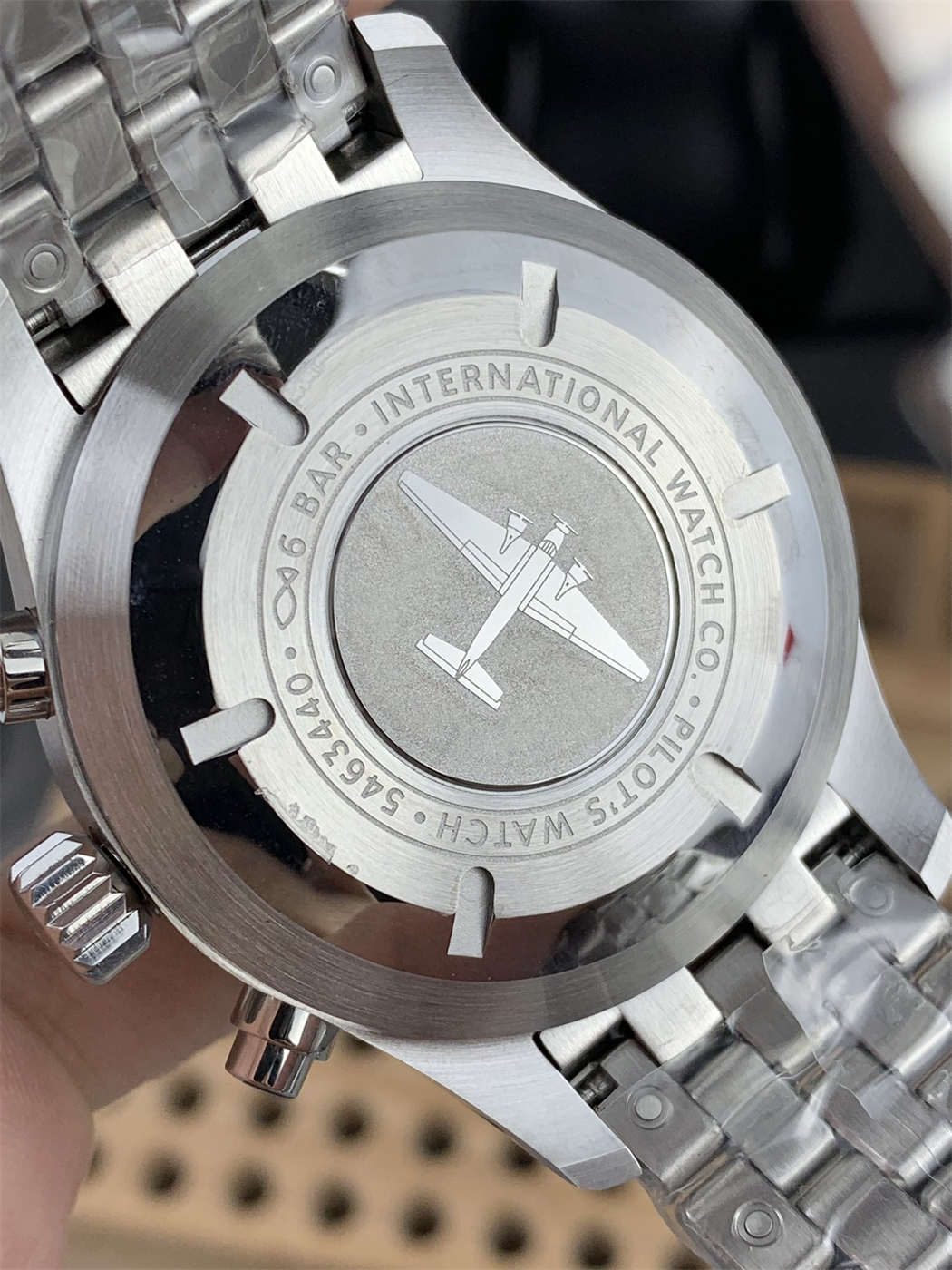 IWC Pilot’s Watch Chronograph IW377710 1:1 Replica – 43mm Black Dial Steel