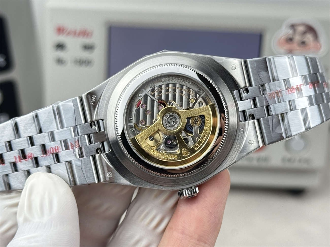 3B Factory Rolex Land-Dweller 127386TBR-0001 Replica – Platinum Look, Diamond Bezel, 163g Full Weight
