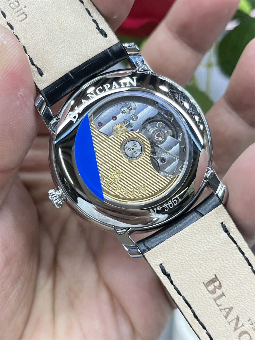 Blancpain Villeret 6654-1127-55B 1:1 Replica Moonphase Dress Watch
