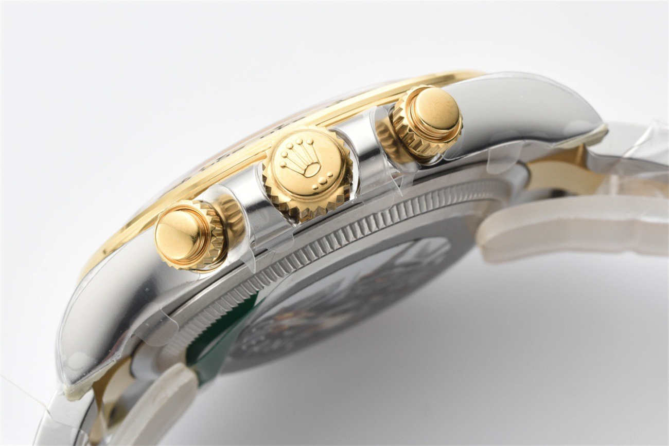 Clean Factory Rolex Daytona 126503 Replica - Two Tone Black Dial 4131 Mov