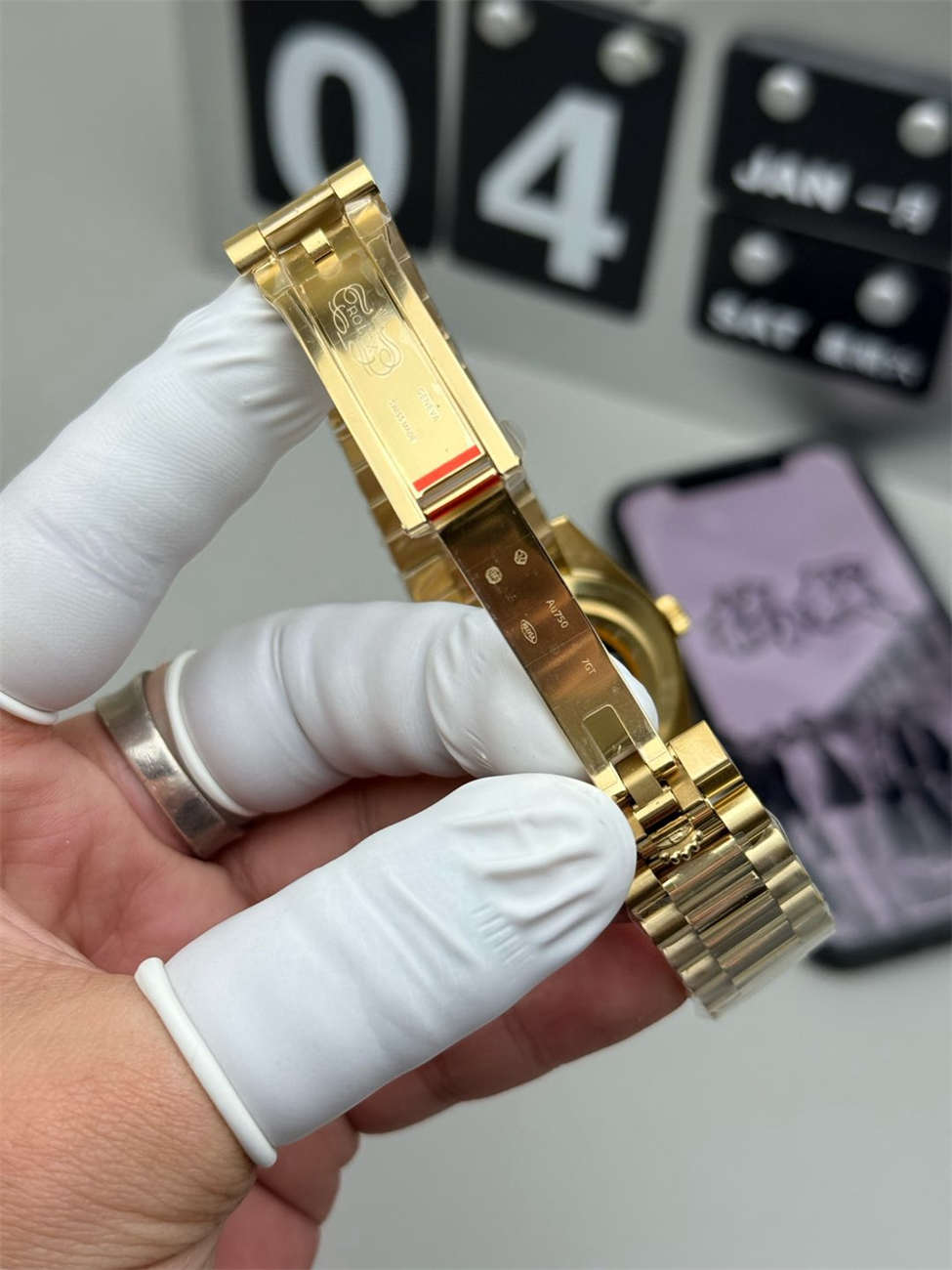 Rolex Day-Date 40 228238 Green Replica (QF Factory) – 195g Tungsten Gold