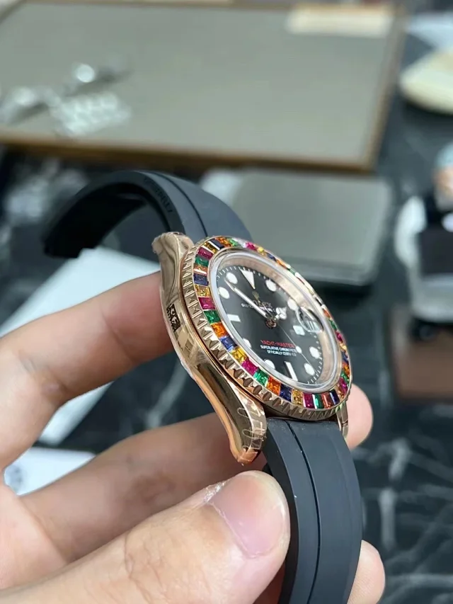 VS Factory Replica Rolex Yacht-Master 40 116695SATS Rose Gold Candy Bezel