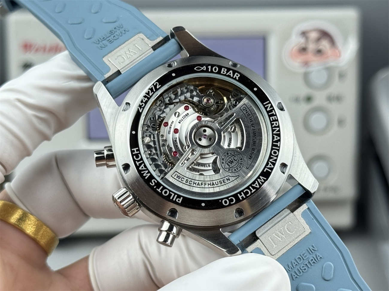 IWC Pilot’s Watch Chronograph AMG IW389409 Miramar Blue 1:1 Replica