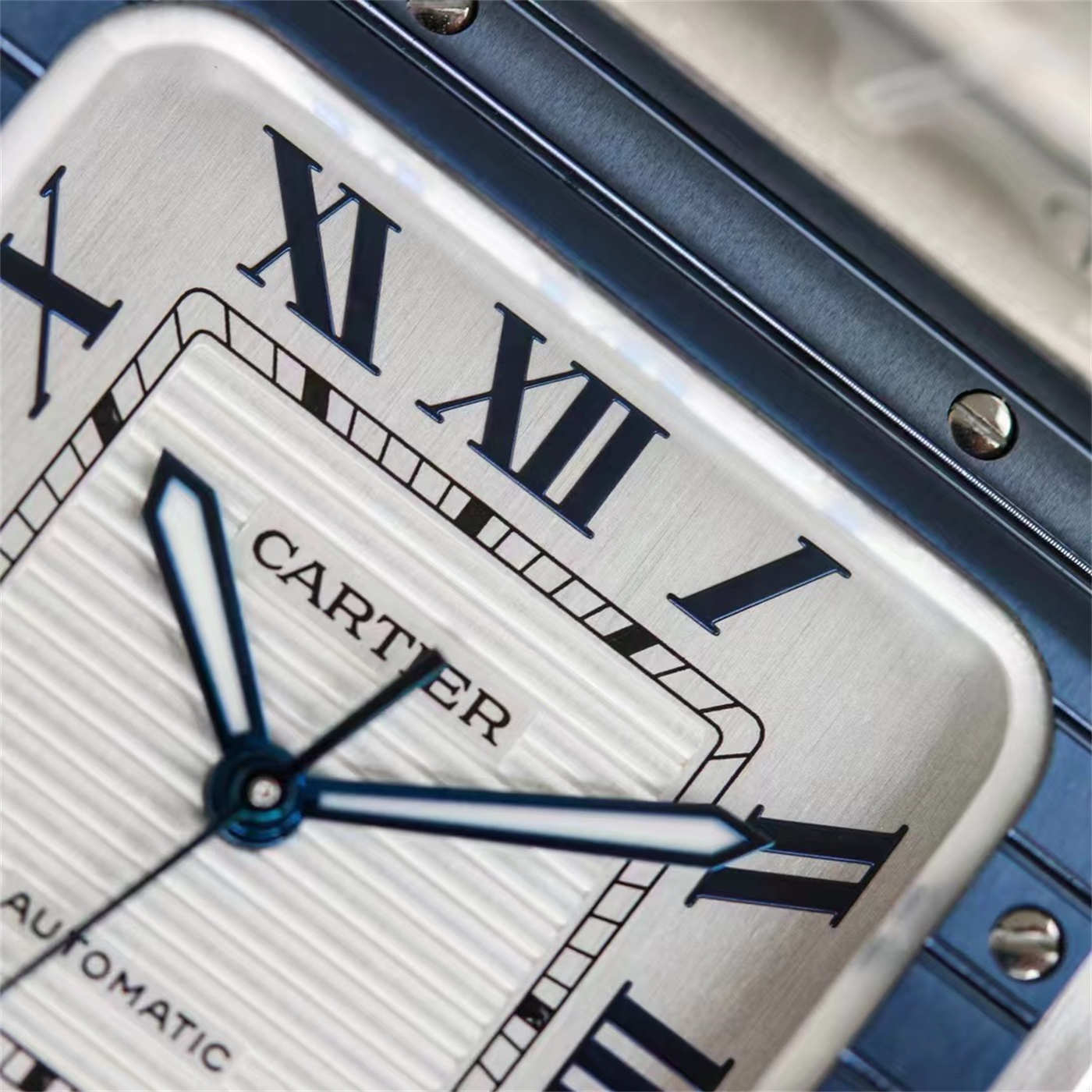 Cartier Santos de Cartier WSSA0047 Blue Bezel 1:1 Replica by GF Factory