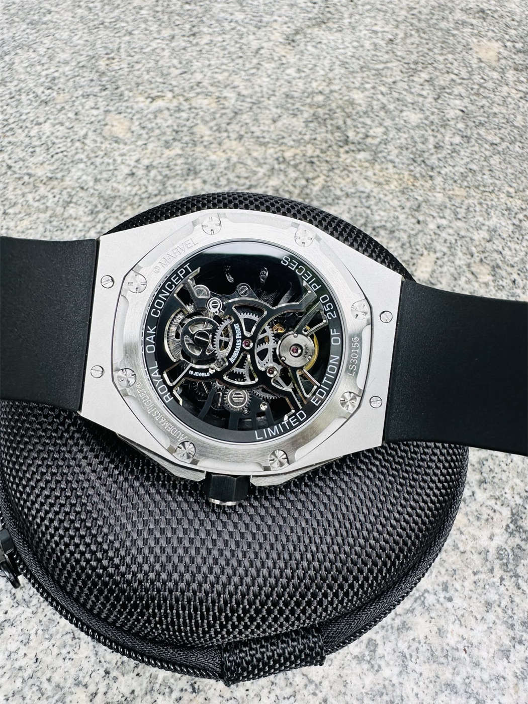 Audemars Piguet Royal Oak Concept Tourbillon "Spider-Man" 26631IO.OO.D002CA.01 1:1 Replica – Black Ceramic Style Tourbillon Marvel Edition